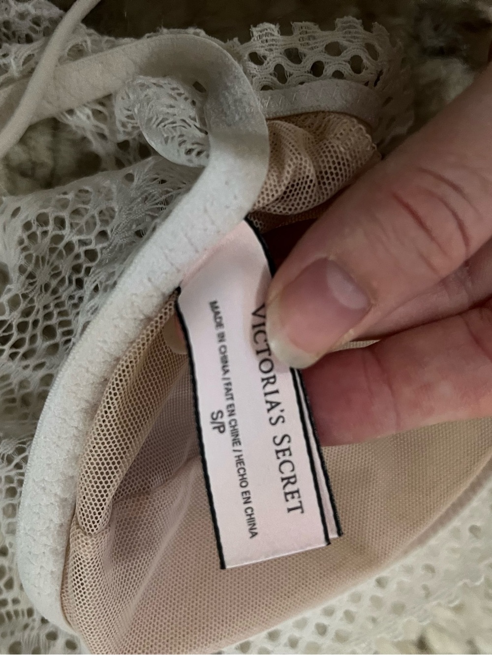 Lace Bralette Bundle -Mauve & Ivory - Picture 2 of 2